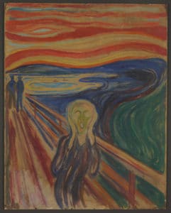 Edvard Munch, "Skriget", 1910? FOTO: Munch-museet