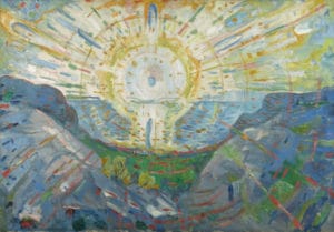 Edvard Munch, "Solen", 1912. FOTO: Munch-museet