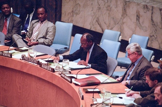Den 31. oktober 2000 vedtog Sikkerhedsrådet resolution 1325. FOTO: FN-foto