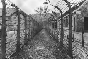 Auschwitz-Poland-Concentration-camp-barbed-wier-fences-World-War