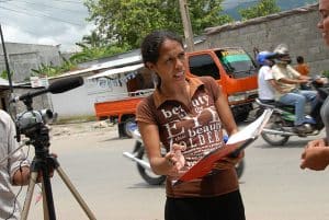 east timor-woman journalist