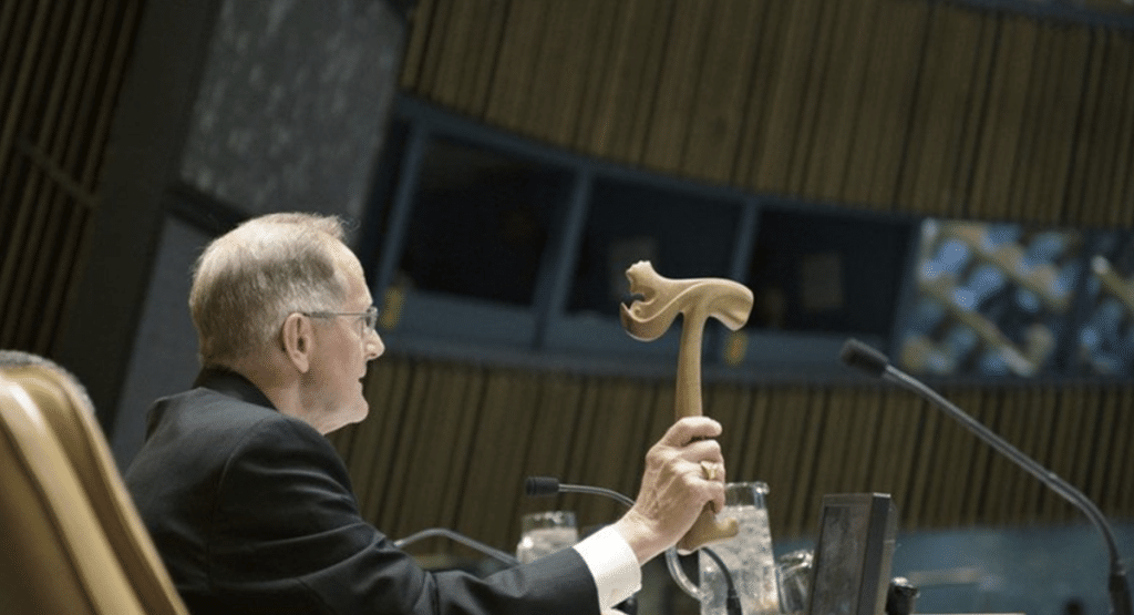 The Islandic hammer at the UN General Assembly