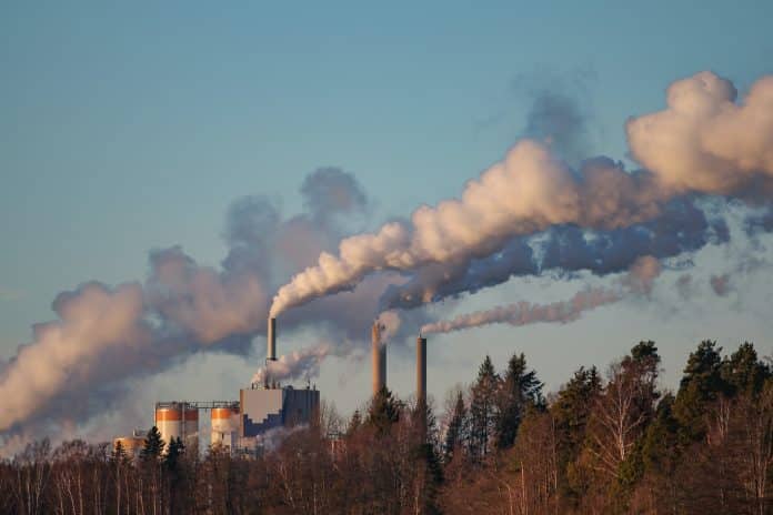 Air pollution from paper manufacturing in Sweden