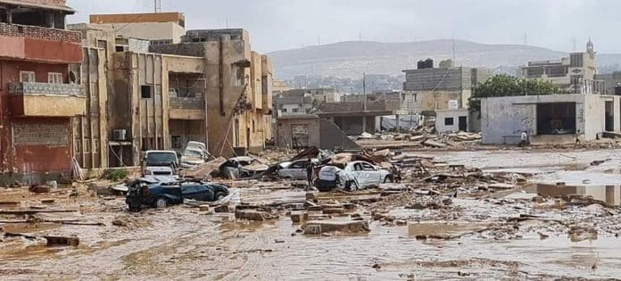 Derna ødelagt efter store oversvømmelser i Libyen