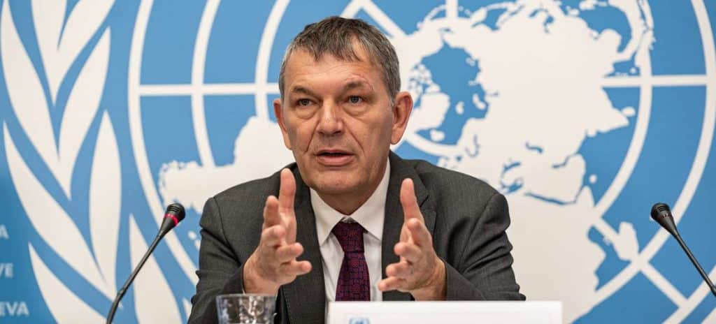 UNRWA's generaldirektør, Philippe Lazzarini