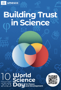 Forside på Building Trust in Science fra UNESCO