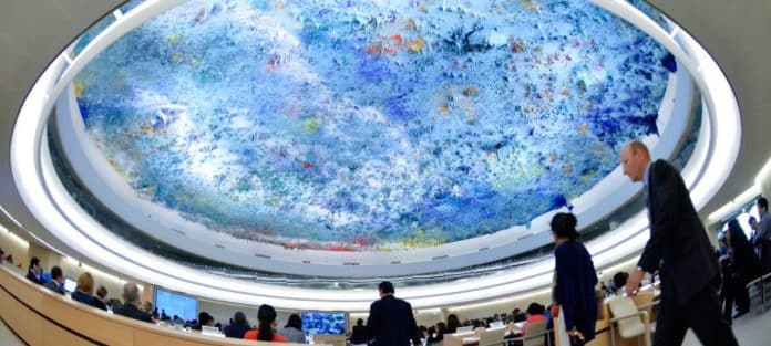 FN's Menneskerettighedsråd. FN-foto