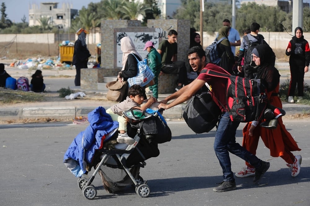 Mennesker i Gaza har måttet flygte adskillige gange. Foto: UNRWA