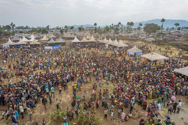 Den Demokratiske Republik Congo (DRC) har det største antal internt fordrevne mennesker på det afrikanske kontinent, nemlig 5,7 millioner mennesker. Foto: WFP/Michael Castofas.