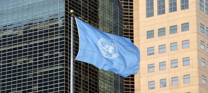 UN Flagge