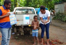Children on the Pacific Ocean island of Vanuatu are learning, thanks to UNICEF, how to protect themselves against COVID-19 by proper hand-washing.