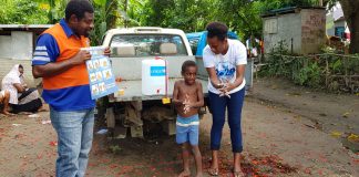 Children on the Pacific Ocean island of Vanuatu are learning, thanks to UNICEF, how to protect themselves against COVID-19 by proper hand-washing.