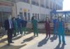 Ο Διοικητής και το προσωπικό του Νοσοκομείου Χατζηκώστα στα Ιωάννινα.