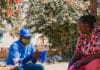 εθελοντές στη Ζάμπα, ενημέρωση για τον κορωνοϊό