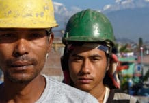 Εργαζόμενοι σε εργοτάξιο, Νεπάλ
