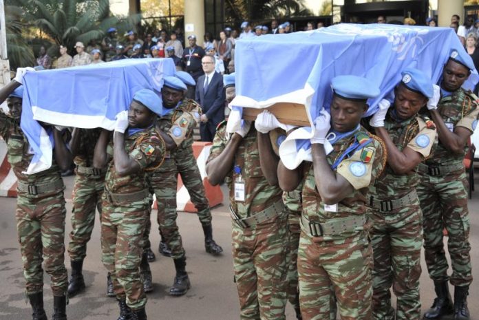 UN Peacekeeper funeral