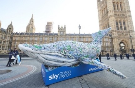 UNRIC Projects: Sky Ocean Rescue's plastic whale