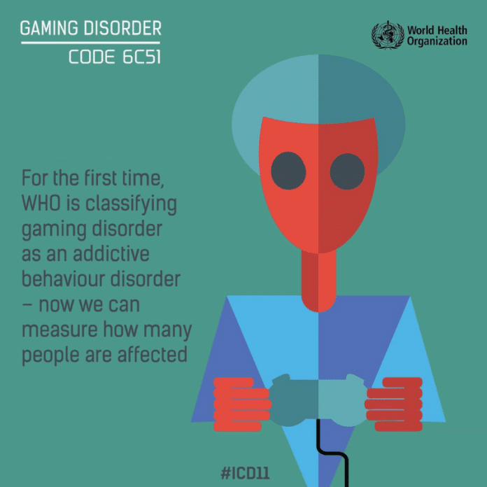Gaming Disorder image by WHO