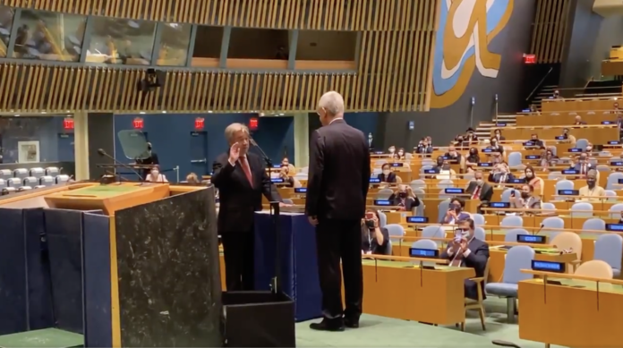 Secretary-General sworn in for a second term