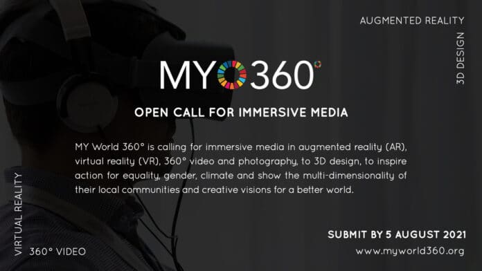 SDG Action Campaign's call to submit MY World 360 media, banner
