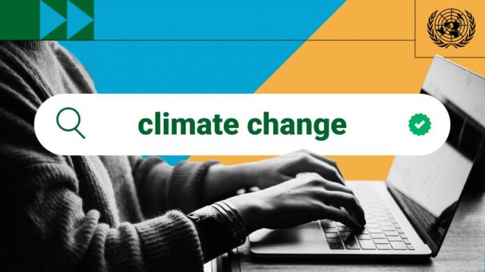 Climate Change search banner