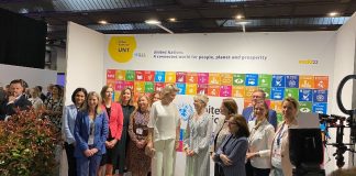 HQ Queen Mathilde of the Belgians at the UN's #EDD22 stand