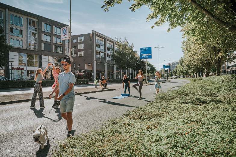 The city of Amersfoort during mobility week © Citymarketing Amersfoort