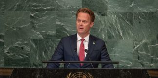 Danish Foreign Minister Jeppe Kofod - 77th General Assembly.