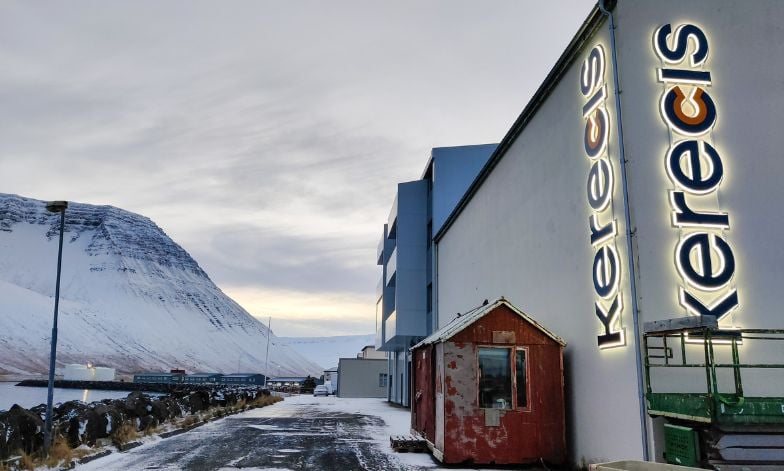 Kerecis took over laboratories of the prawn industry in Fertram´s hometown Ísafjörður. Photo: Kerecis