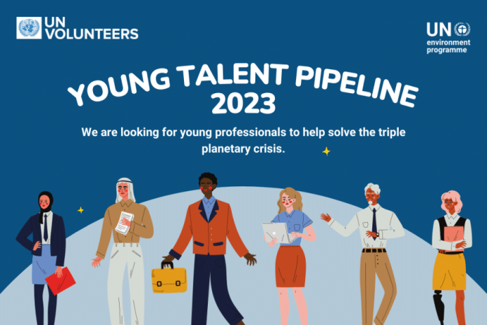 UNEP Young Talent Pipeline promotional poster