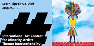 International Art Contest for Minority Artists poster