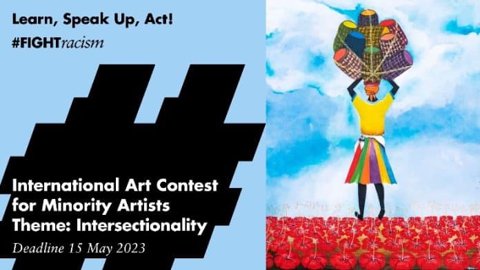 International Art Contest for Minority Artists poster