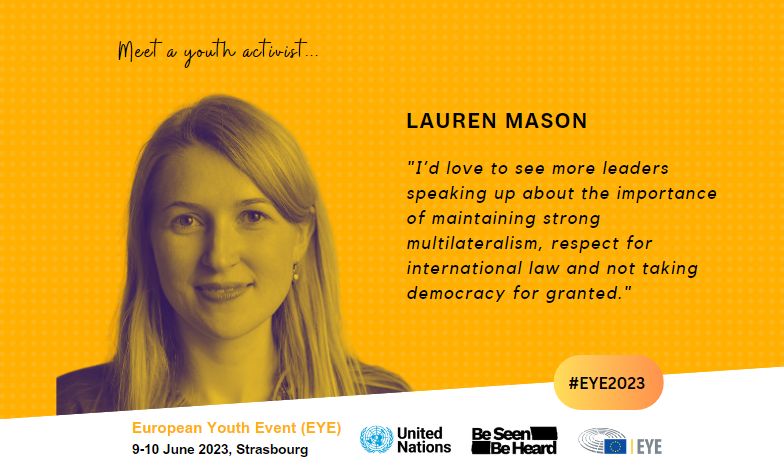 European Youth Event: Lauren Mason