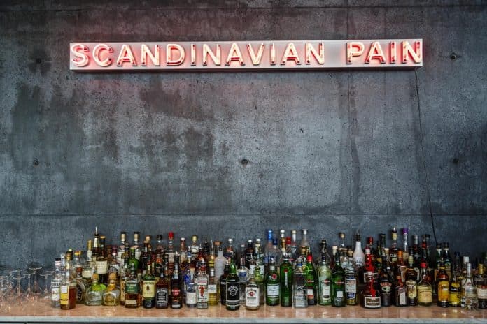 Bar, Scandinavian Pain, Reykjavik, Iceland.