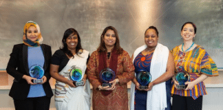 2020 OWSD Elsevier Foundation Award winners Photo credit: Alison Bert, Elsevier