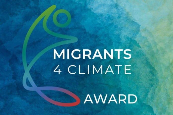 Migrants4Climate Award 2023 website banner