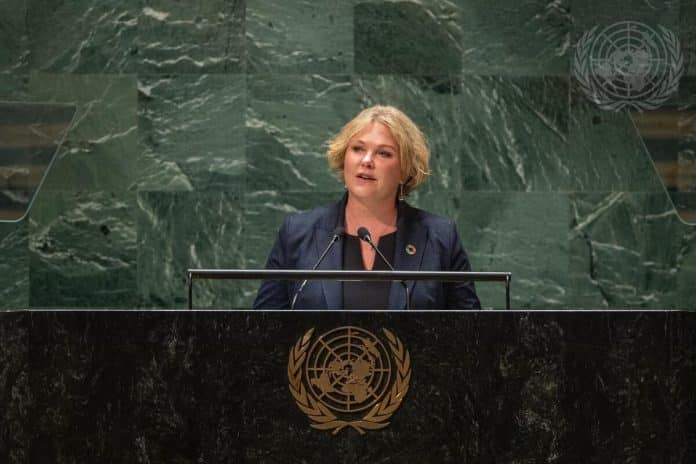 Anne Beathe Tvinnerheim, Minister for International Development of Norway, addressed the General Debate
