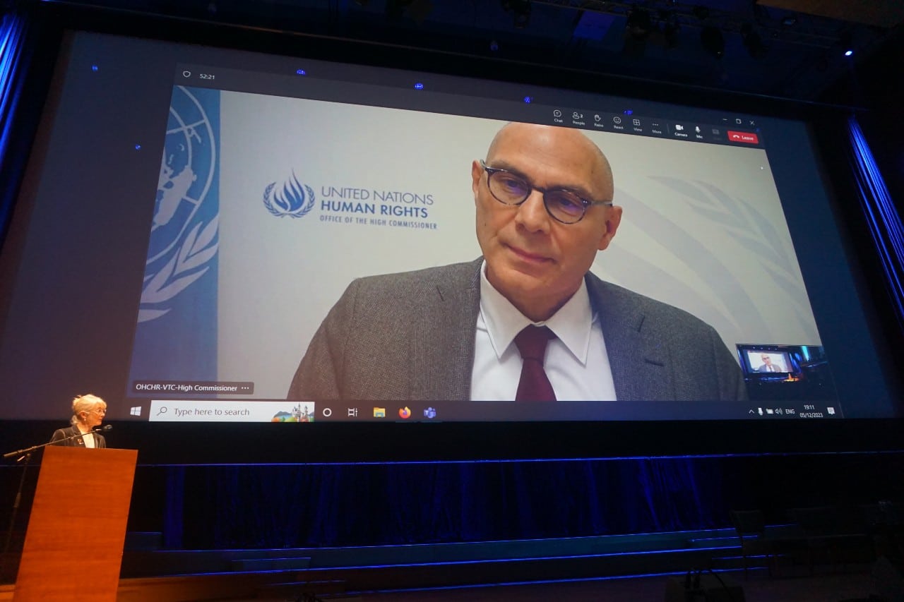 UN Human Rights Chief Volker Türk speaking live from Geneva