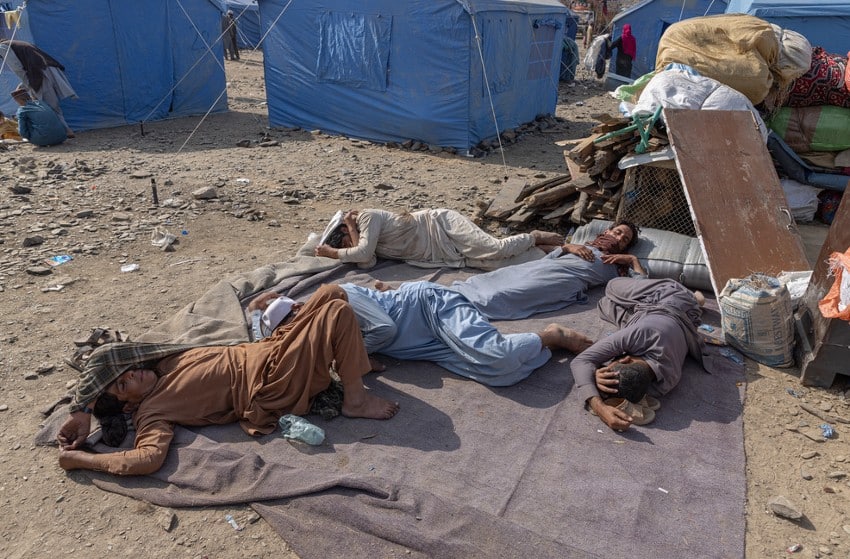 450,000 Afghans have been expelled from Pakistan since 1 November 2022. OCHA/Sayed Habib Bidell