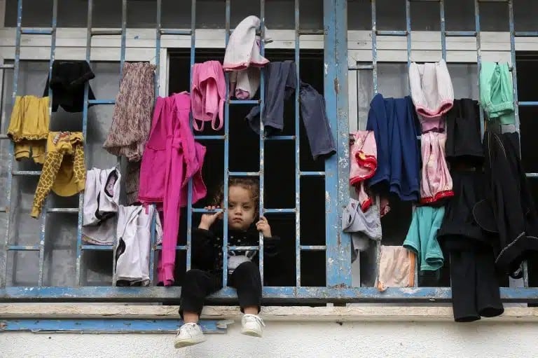 A child in Gaza