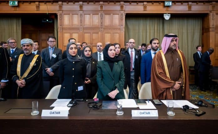 Qatar at ICJ hearings on oPt
