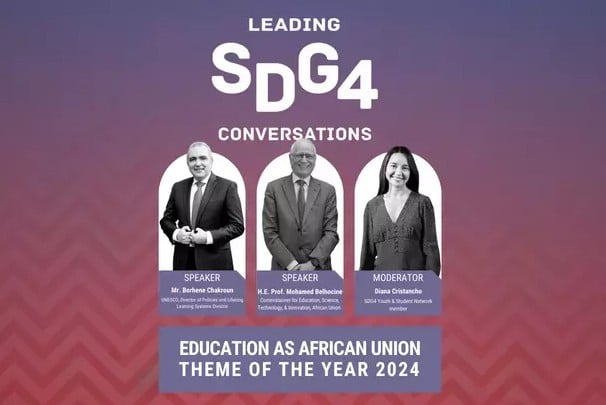 Leading SDG4 conversations, second installment (episode) banner