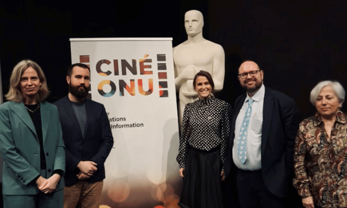 five panelists cinema screening