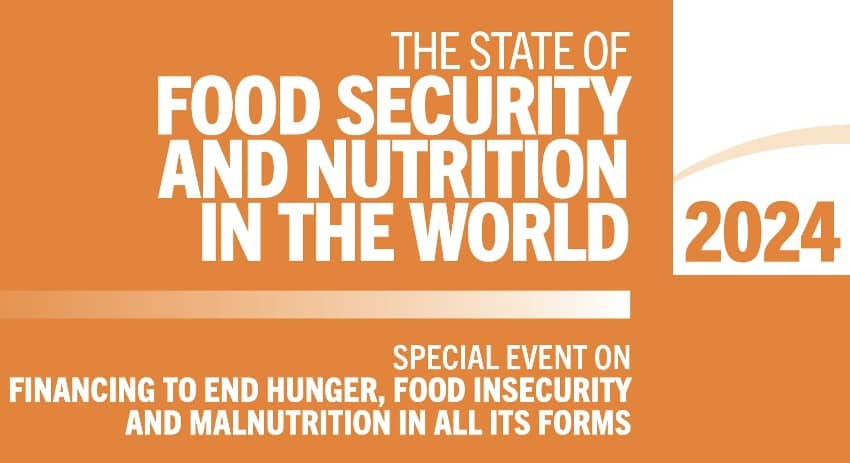 The State of Food Security and Nutrition in the World 2024 poster