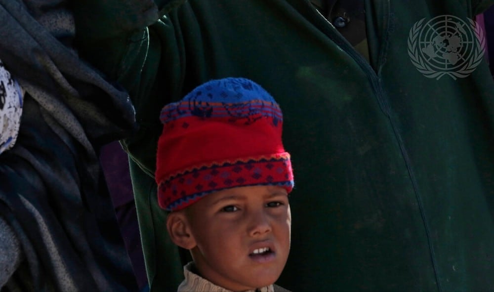 A Sahrawi  boy. UN Photo/Evan Schneider