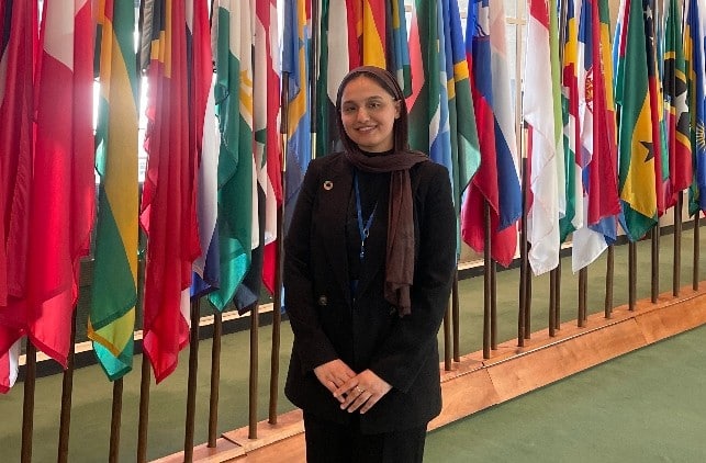 Marwa Zamir at the United Nations