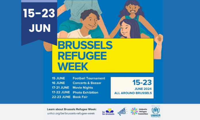 Brussels Refugee Week poster
