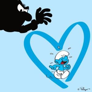 the Smurfs are official partners of the campaign
