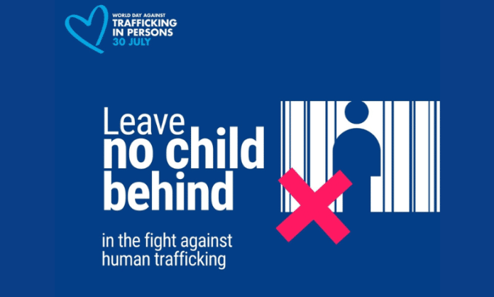 World Day Against Trafficking in Persons event banner