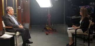 El Secretario General de la ONU, António Guterres, en entrevista con May Yaacoub, de Noticias ONU